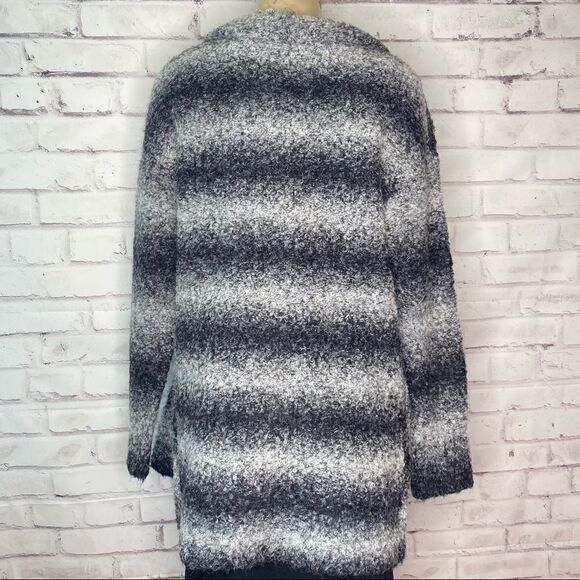 Rachel Zoe Dye Striped Open Cardigan with pockets - Picture 4 of 8